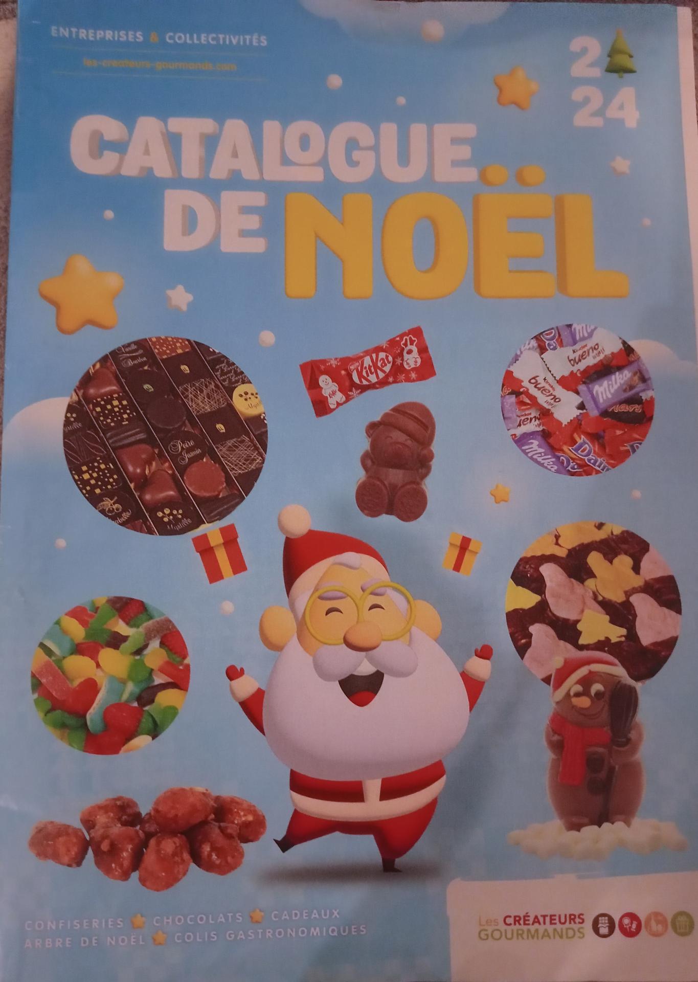 Vente de chocolats de Noël